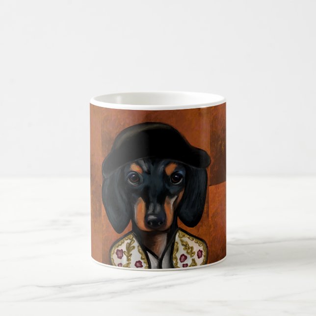 TAZA DE CAFÉ DACHSHUND (Centro)