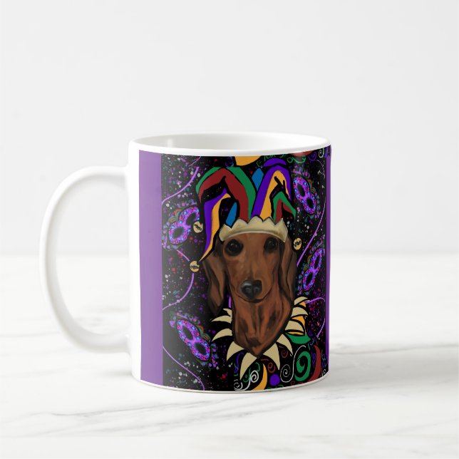 Taza De Café Dachshund (Izquierda)