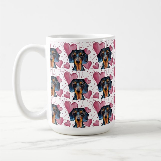 Taza De Café Dachshund (Izquierda)