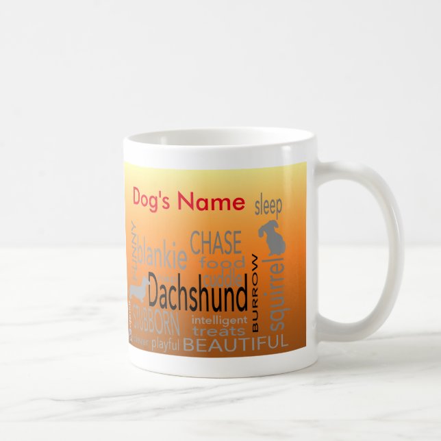 Taza de café - Dachshund (Derecha)