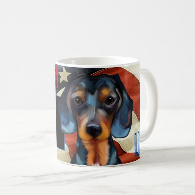 Taza De Café Dachshund      (Anverso derecho)