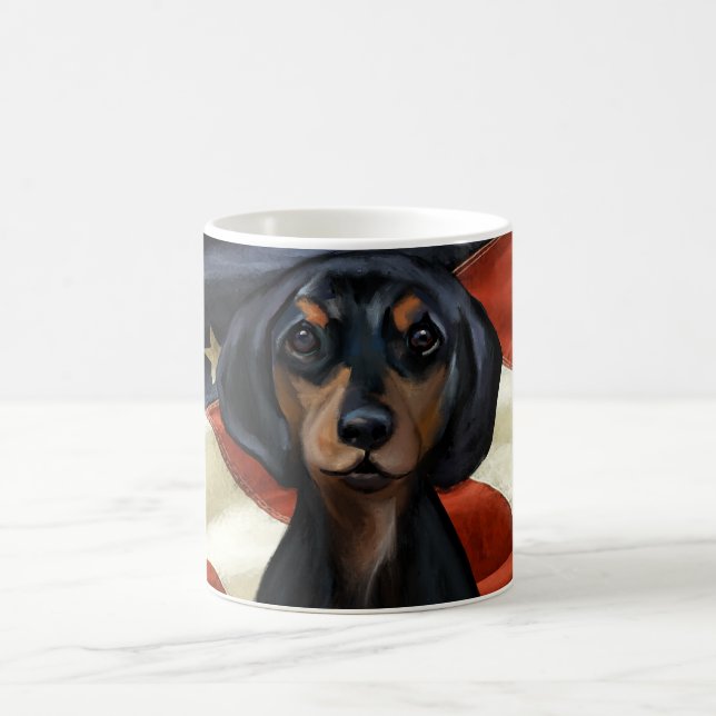 TAZA DE CAFÉ DACHSHUND (Centro)