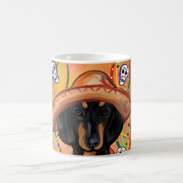 TAZA DE CAFÉ DACHSHUND (Centro)
