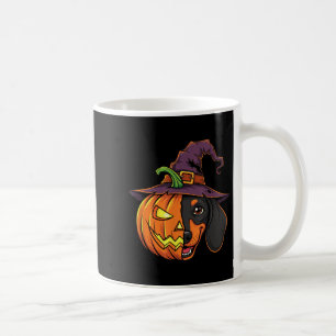 Taza De Café Dachshund Calabaza Jack O Lantern Halloween Kids M