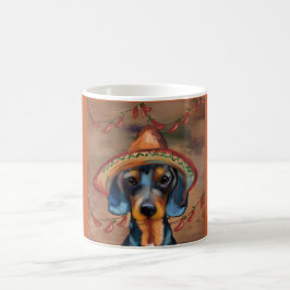 Taza De Café Dachshund Cinco de Mayo