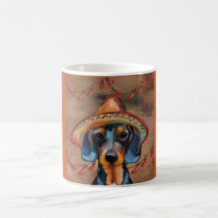 Taza De Café Dachshund Cinco de Mayo