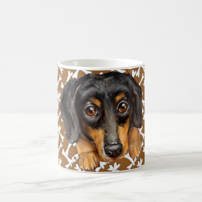 Taza De Café Dachshund Coffee Mug (Centro)