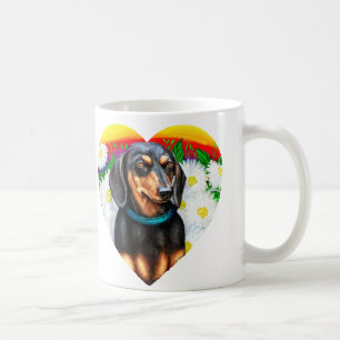 Taza De Café Dachshund Daisy Patch B&T