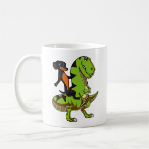 Taza De Café Dachshund del perro de la salchicha de Frankfurt