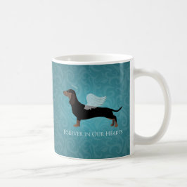 Taza De Café Dachshund - Diseño conmemorativo de la pérdida de 