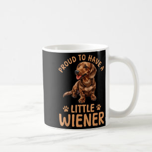Taza De Café Dachshund Doxie Wiener Animal Orgulloso De Tener