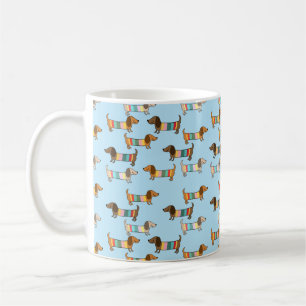 Taza De Café Dachshund en puentes