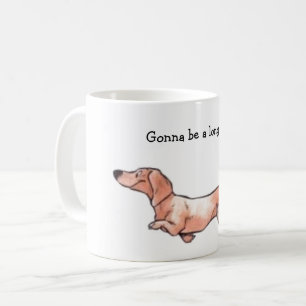 Taza De Café Dachshund Mug animado