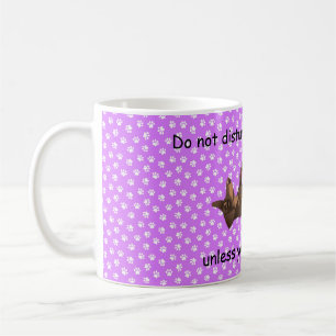 Taza De Café Dachshund Mug no perturba