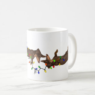 Taza De Café Dachshund Navidades Mug Holiday Wiener Dog Regalo