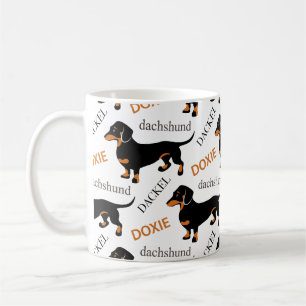 Taza De Café Dachshund o modelo lindo de Doxie