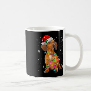 Taza De Café Dachshund Perros Árboles Navidades Regalos De Navi