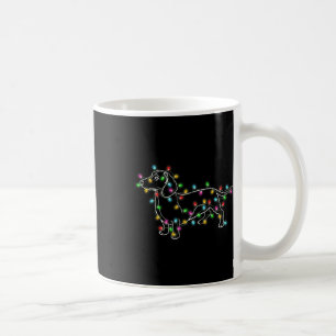 Taza De Café Dachshund Perros Árboles Navidades Regalos De Navi