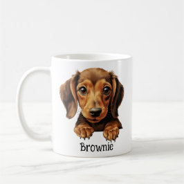 Taza De Café Dachshund personalizado