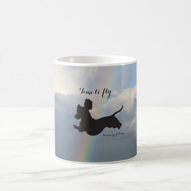 Taza De Café Dachshund Remembrance Mug (Centro)