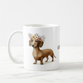 Taza De Café Dachshund salchicha perro amante café