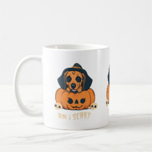 Taza De Café Dachshund Sausage Dog Halloween