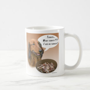 Taza De Café Dachshund Turkey