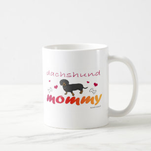 Taza De Café DachshundBlkTanMommy