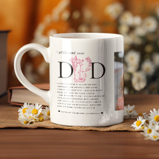 Taza De Café Dad Definition Photo Gift | Custom Daughter