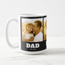 Taza De Café Dad Established Black Bold 3 Photo