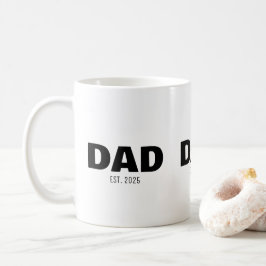 Taza De Café Dad Established New Dad Gift