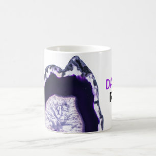 Taza De Café *~* DAD ROCKS Cristales Agate Stones Geode Lapidar