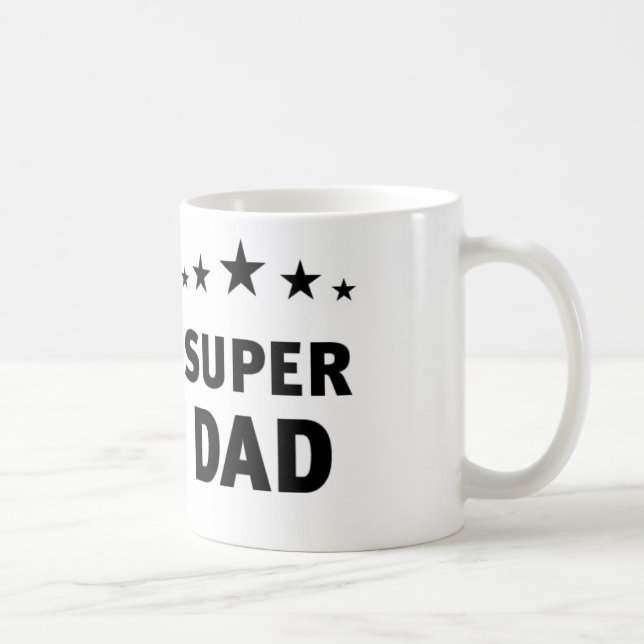 Taza De Café Dad super - villorrios, té taza/ (Derecha)
