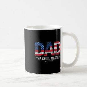 Taza De Café Dad The Grill Master American Flag