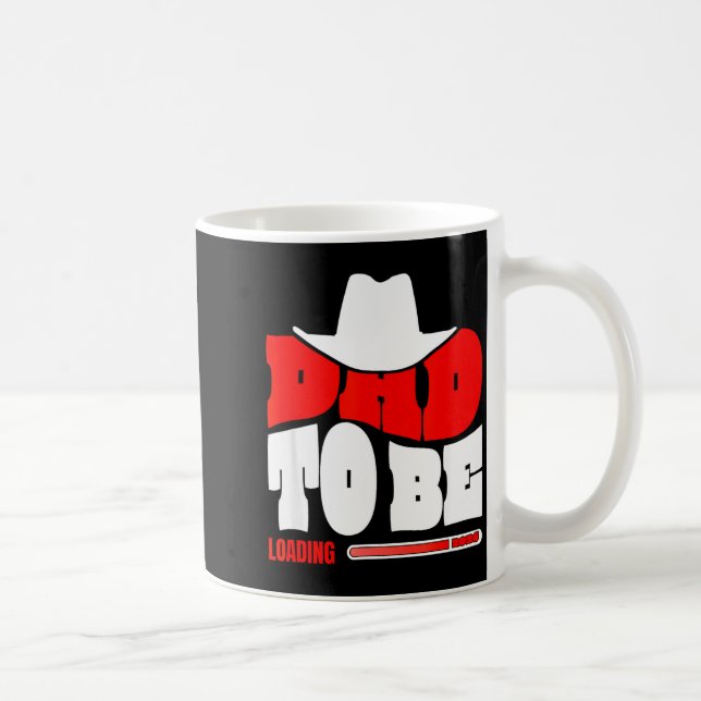 Taza De Café Dad To Be 2026 Dad Loading Funny New Dad  (Derecha)