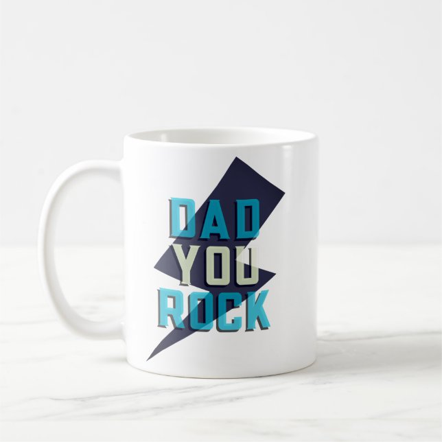 Taza De Café Dad You Rock Classic Mug (Izquierda)