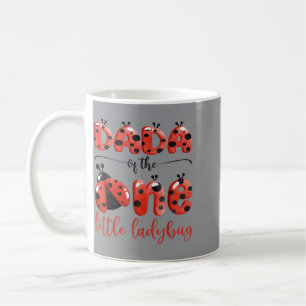 Taza De Café Dada De La Cumpleañera Ladybug 1er Cumpleaños