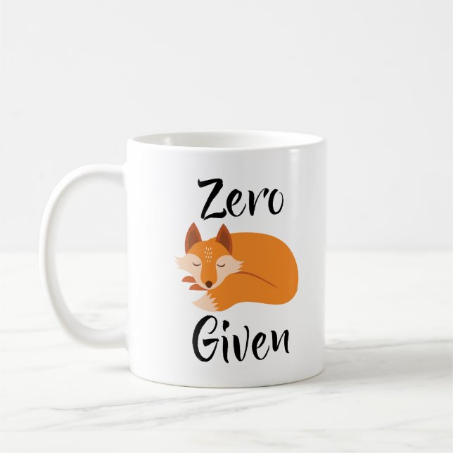 Taza de café dada Fox cero (Izquierda)