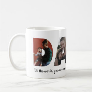 Taza De Café DADA personalizado por el Día del Padre de los Col