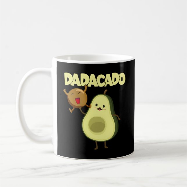 Taza De Café Dadacado Aguacado 1Papá Padre Dada (Izquierda)