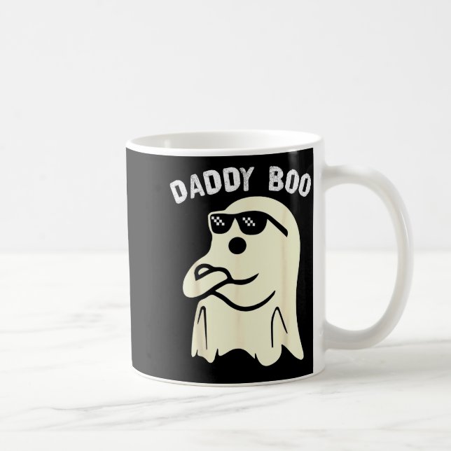 Taza De Café Daddy Boo Halloween Family Matching Costume Ghost  (Derecha)