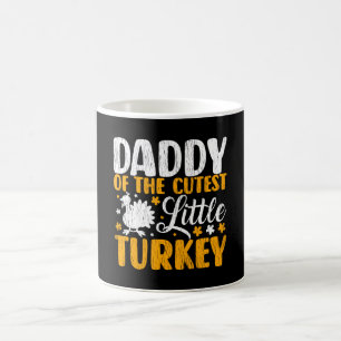 Taza De Café Daddy Cutest Turkey Kids Matching Thanksgiving Dad