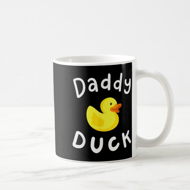 Taza De Café Daddy Duck Birthday Rubber Duck Lover Family Match (Derecha)
