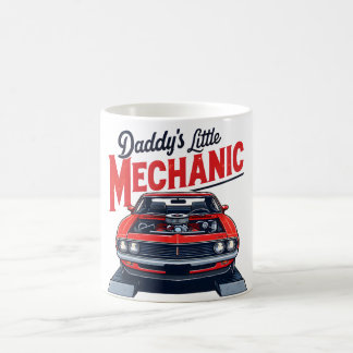 Taza De Café Daddy Little MechanClassic Car Keepsake Mug