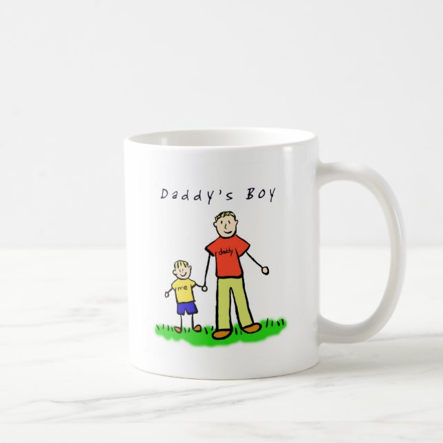 Taza De Café Daddy & Me Mug (rubio con título) (Derecha)