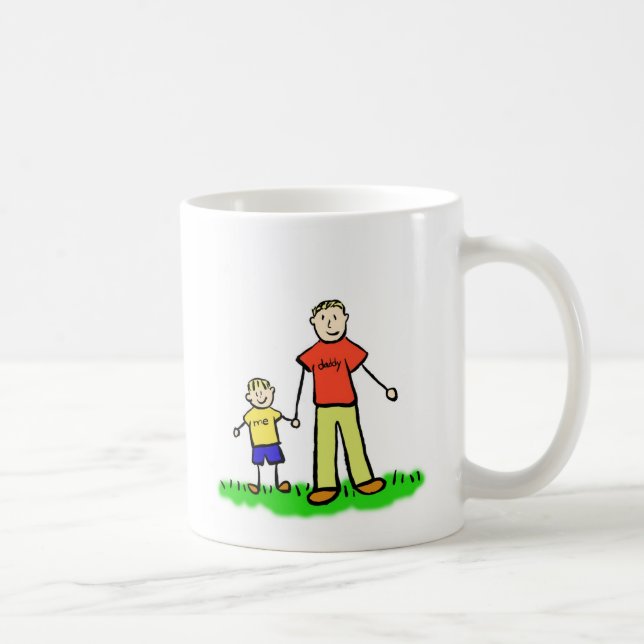 Taza De Café Daddy & Me Mug (rubio sin título) (Derecha)