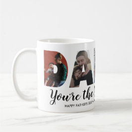 Taza De Café DADDY moderno 5 foto del Día del Padre