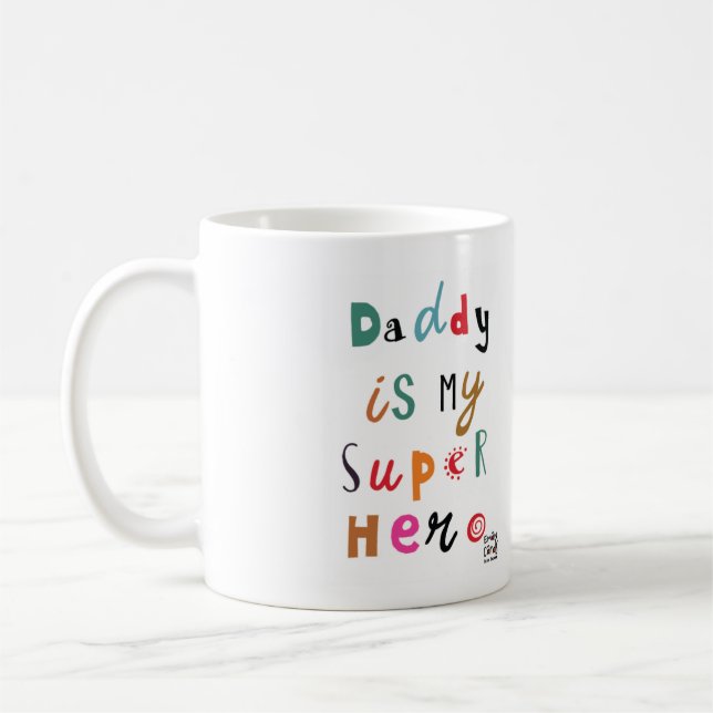 Taza De Café Daddy the Super Hero (Izquierda)