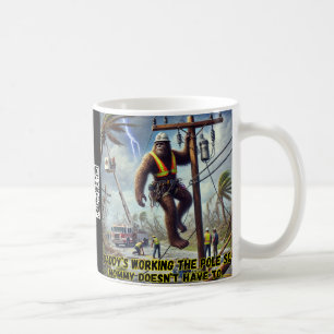 TAZA DE CAFÉ ¡DADDY TRABAJA EN EL POLO PARA QUE MAMÁ NO TENGA Q