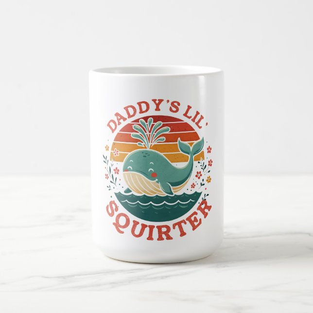 Taza De Café Daddys Little Whale (Centro)